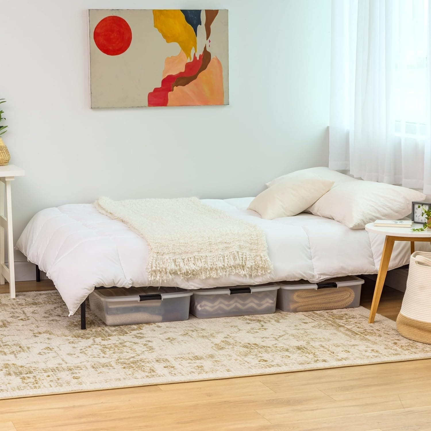 IRIS USA Under Bed Buckle Up Box