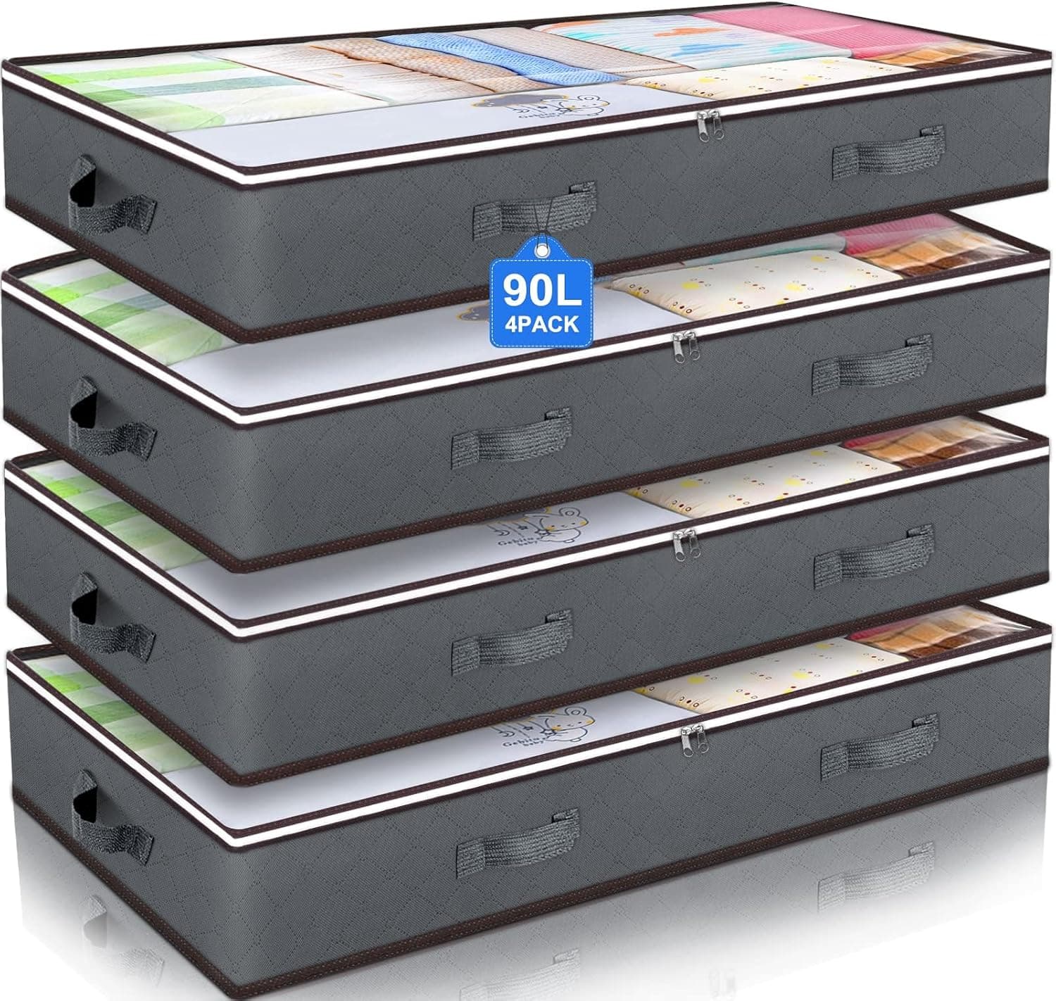 Ziz Home Under Bed Shoe Organizer